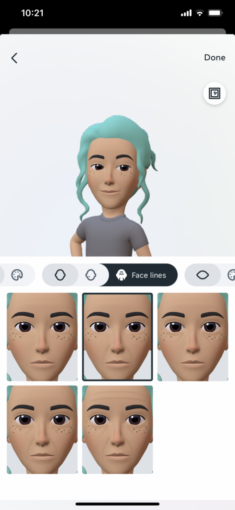 Meta Avatar - Customization Face